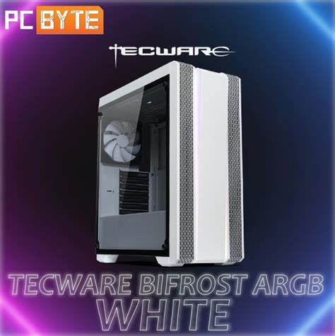 Tecware Bifrost Argb Tg Atx Gaming Case Black White Lazada