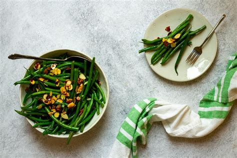 Haricot Vert Salad with Toasted Almonds - Champagne Tastes® | Recipe ...