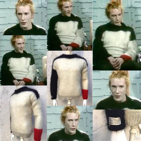 Johnny Rotten Mohair Jumper Replica Of The Vivienne Westwood Punk