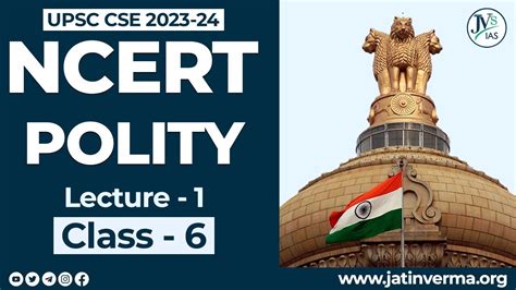 NCERT Polity Class 6 JVs Premium NCERT Course Part 1 UPSC CSE