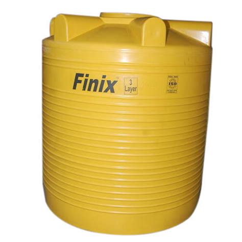 Finix Yellow Colored Round Pvc Water Storage Tank At Rs Litre In