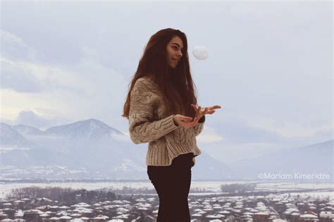 Wallpaper Women Model Long Hair Snow Winter Photography Dress Smiling Sweater Fashion