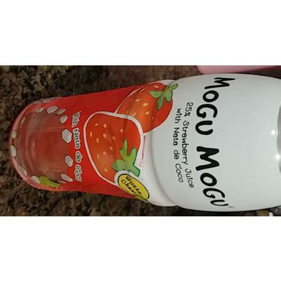 Carbs In Mogu Mogu Strawberry Juice With Nata De Coco Carb Manager