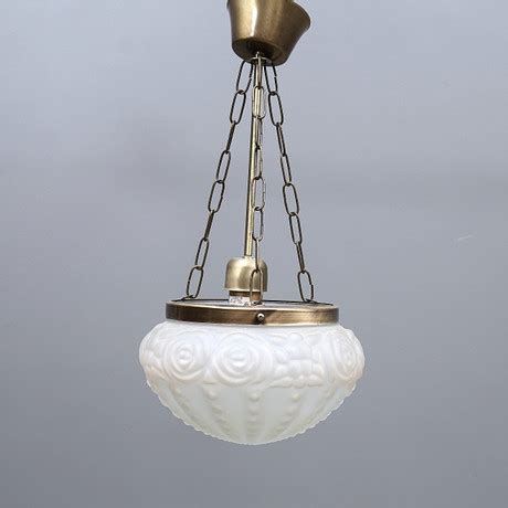 Taklampa Jugendstil Tal Belysning Lampor Taklampor Auctionet