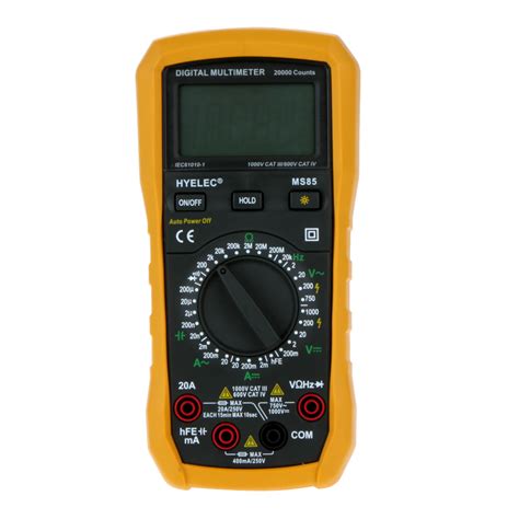 Hyelec Digital Multimeter Tester Precision Multimetro Ac Dc Voltmeter