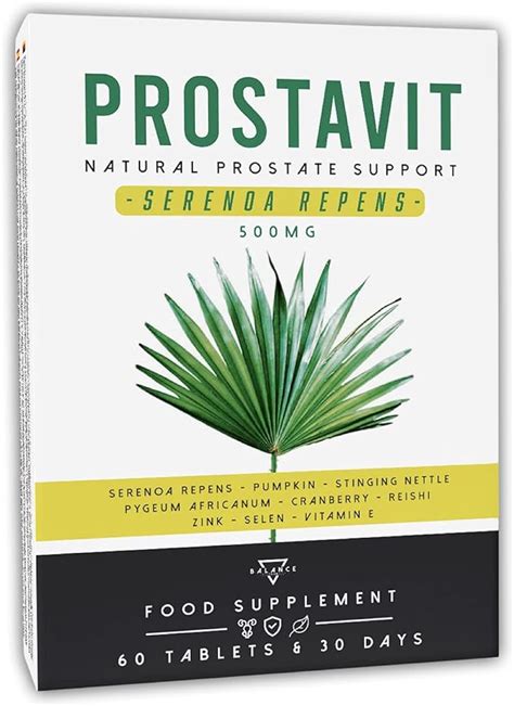 PROSTAVIT SERENOA REPENS 500MG Saw Palmetto Integratore Prostata