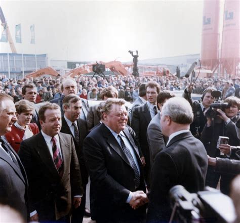 Ddr Fotoarchiv Leipzig Franz Josef Strau Auf Der Leipziger