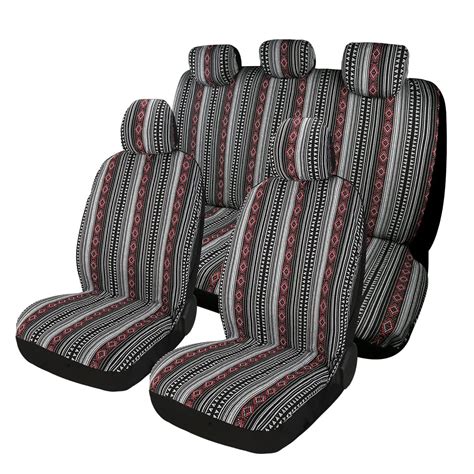 Baja Saddle Blanket Seat Covers Full Set Front Seat Covers And Split Rear Bench