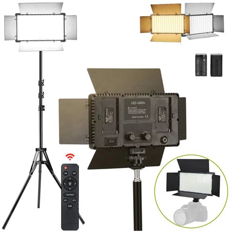 Kit De Iluminaci N LED Para Estudio Fotogr Fico Iluminaci N Para