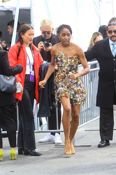 AYO EDEBIRI Arrives At 2023 Film Independent Spirit Awards In Santa