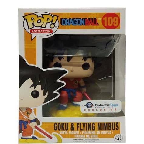 Women's Funko Pop! Animation Dragonball Goku & Flying Nimbus Galactic ...