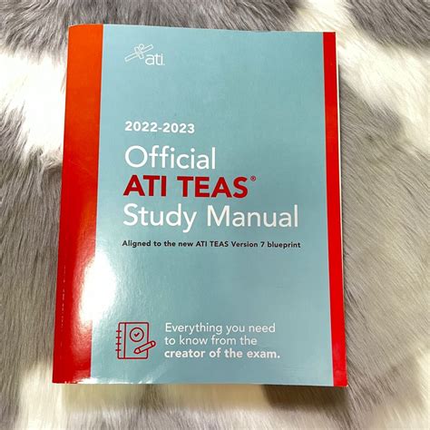 Us Bought Brand New Official Authentic Ati Teas Study Manual Hobbies