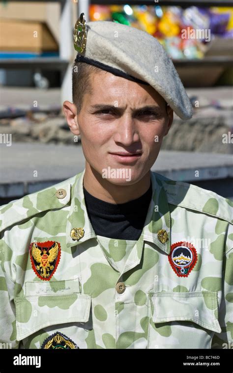 Iranian Soldier in Hamadan Iran Stock Photo - Alamy