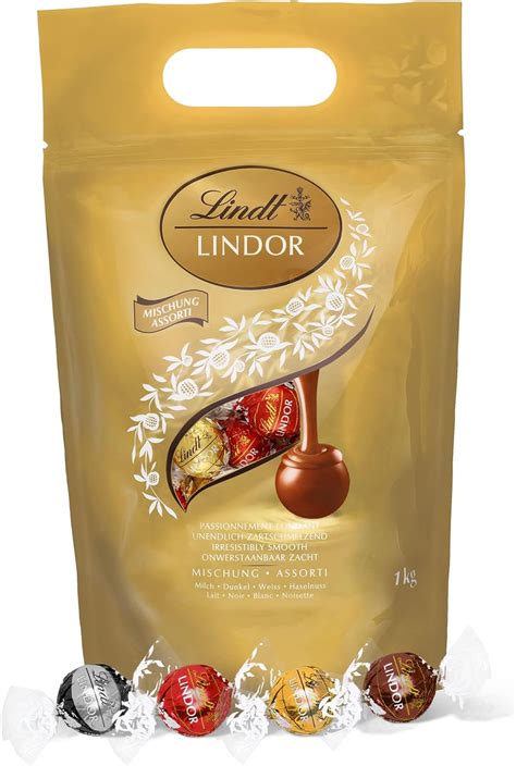 Lindt Lindor Praline Di Cioccolato Al Latte Fondente Bianco Nocciola