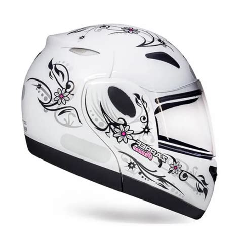 Capacete Taurus Zarref V Femme Branco Sbs Motos