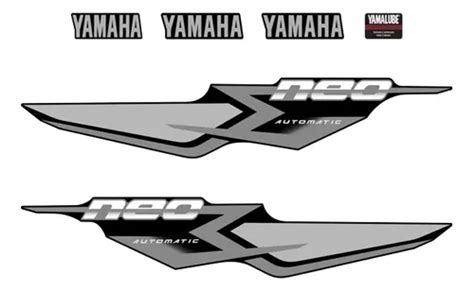 Kit Adesivos Faixa Scooter Yamaha Neo 115 2008 Completo Jogo