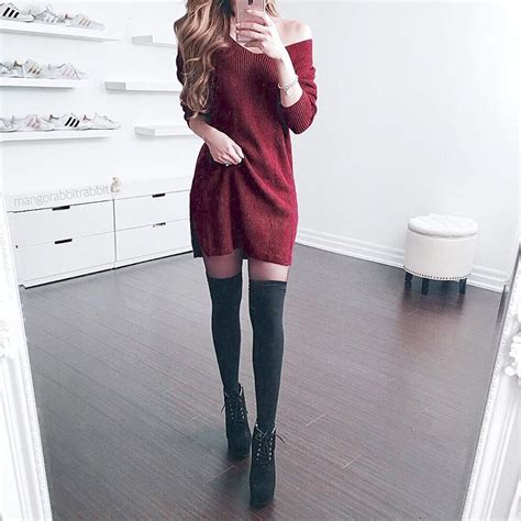 Hairstyles And Beauty Casual Dress Outfits Mango Clothing Sweater Dress