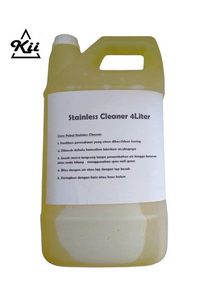 Jual Stainless Cleaner 4Liter Pembersih Stainlees Steel Di Lapak CV