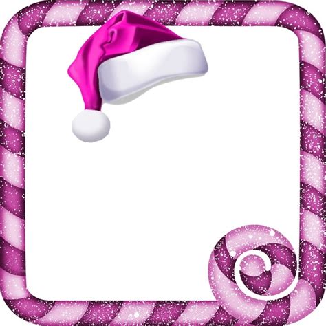 marco navideño gorro fucsia Design Template Pixiz