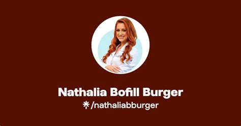 Nathalia Bofill Burger Instagram Linktree