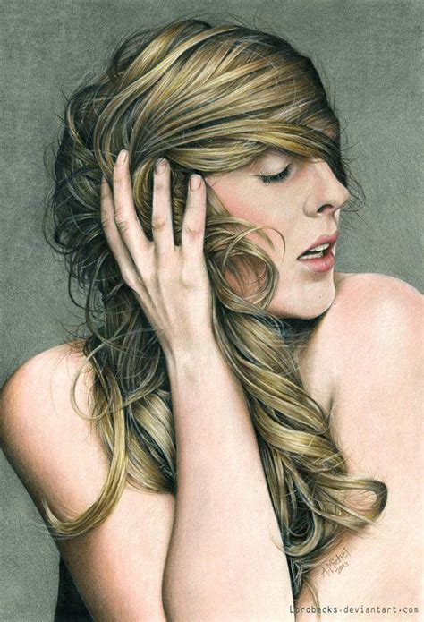 35 Mind Blowing Colored Drawings Cuded Colored Pencil Portrait