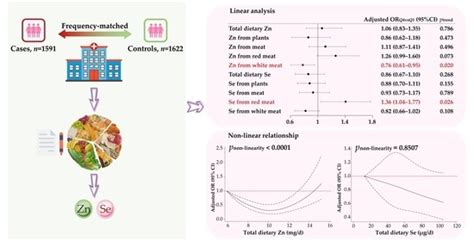 Nutrients Free Full Text Association Of Dietary Intake Of Zinc And