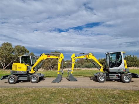 Wacker Neuson EW65 Wheeled Excavators Jordan Rail