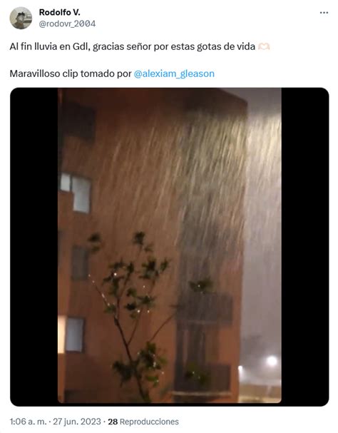 Lluvia en Guadalajara Tláloc 0 1 San Juan tapatíos reaccionan con