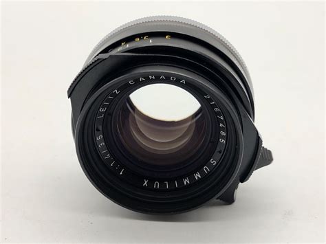 【中古：a 美品 】ライカ ズミルックスm 35mm F1 4 ブラック ストッパー付 2119340759672 中古カメラ・レンズ