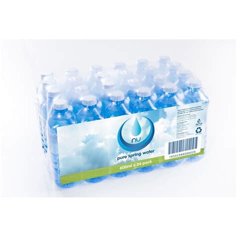 600ml Nu Pure Spring Water Scr