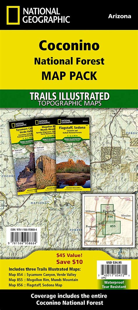 Coconino National Forest [Map Pack Bundle] by National Geographic Maps ...