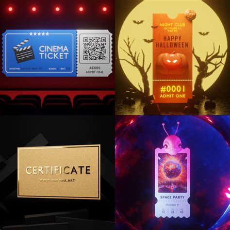 Artstation Tickets Pack Standard License