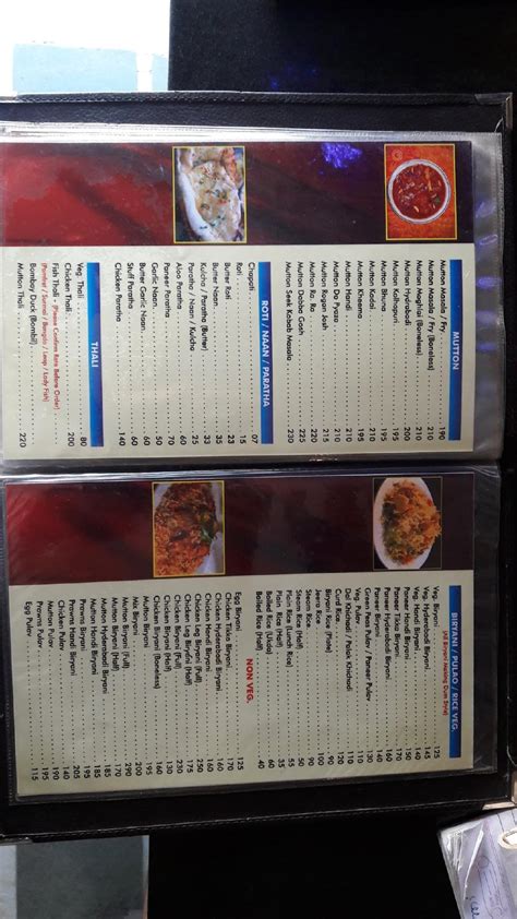 Menu At Shree Krishna Lunch Home Mumbai Shop No 1