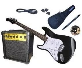 Combo Guitarra Eléctrica Zurda Amplificador 10w accesorios