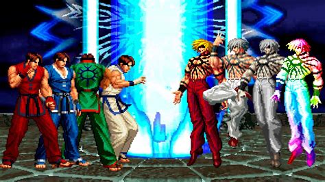 Kof Mugen Kim Kaphwan Team Vs Orochi Team Youtube