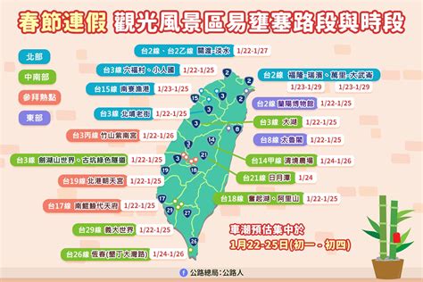 春節爽放10天！省公路閃24處地雷 「一圖看易塞爆時段」 Ettoday生活新聞 Ettoday新聞雲