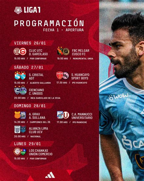 Fixture Liga 1 2024 Peru Time Table Fredra Jacquenette