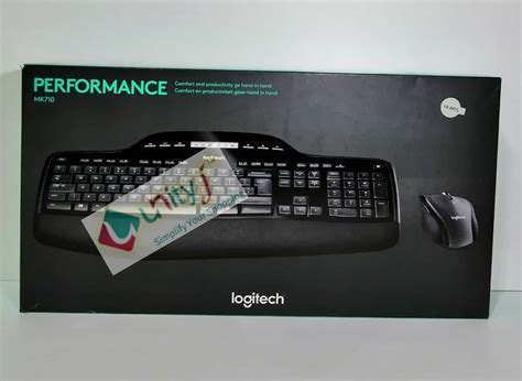 Logitech MK710 Wireless Keyboard And Mouse Combo For Windows, QWERTY US ...