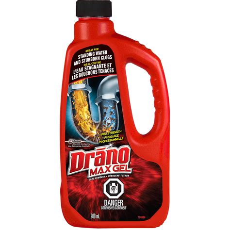 Drano Max Gel Clog Remover Ready To Use Gel 946 35 ML Madill