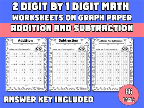 Math Addition And Subtraction With And Without Regrouping Worksheets