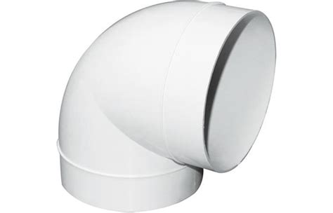 Manrose Mm Round Pipe Bend White Aqus Ducting Lmn From