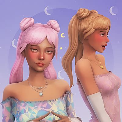 Usagi Hair Screenshots Create A Sim The Sims 4