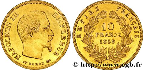 Francs Or Napol On Iii T Te Nue Paris F Fmd Modernes