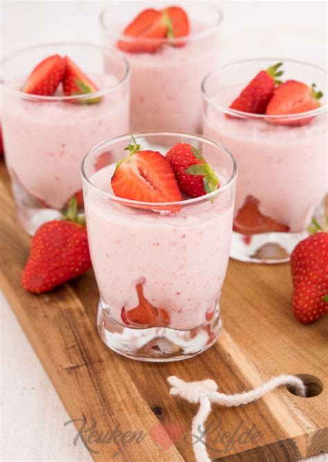 Aardbeienmousse Keukenliefde