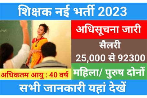 Jssc Teacher Recruitment 2023 सरकारी टीचर के 26000 से अधिक पदों पर