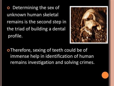 Sex Determination In Forensic Ppt