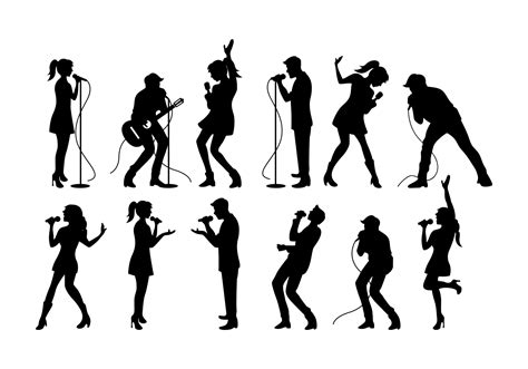 Silhouette Singing - singing png download - 1400*980 - Free Transparent ...