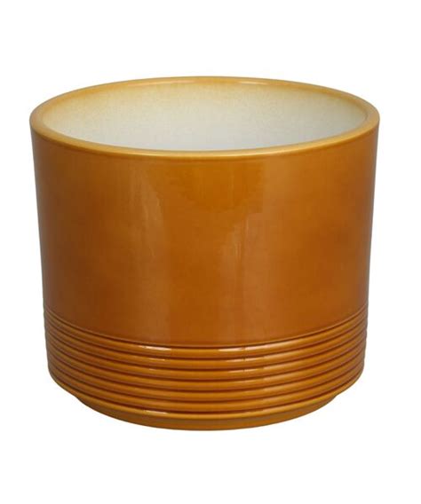 Os Onka Ceramiczna Cylinder Rille Cm Miodowy Lazur Bricomarche Pl