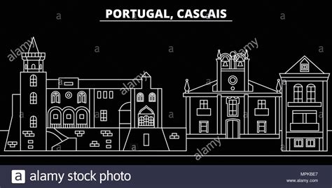 Cascais Tower Stock Vector Images Alamy