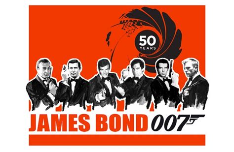 The Official James Bond 007 Website 50th Anniversary Artwork Revealed